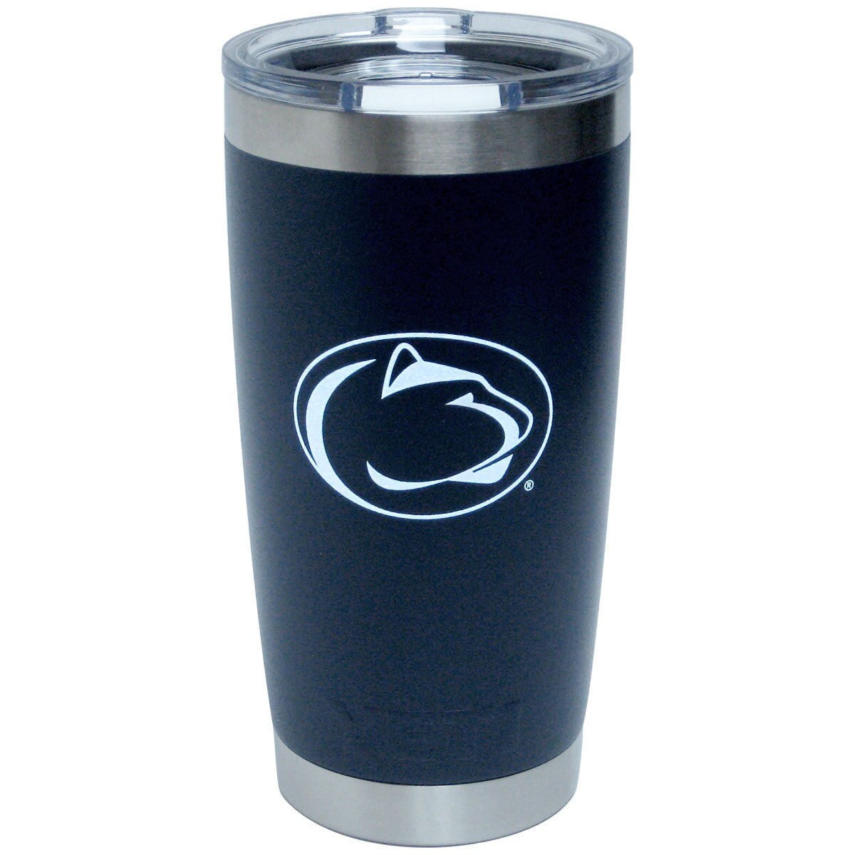 Yeti Rambler 20oz navy tumbler with printed Penn State Athletic Logo